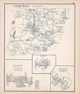 Grafton, Franconia Town, Grafton Town, Grafton East, New Hampshire State Atlas 1892 Uncolored